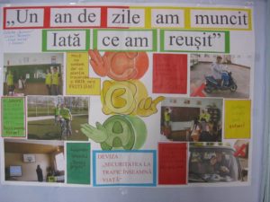 ,,Securitatea la trafic înseamnă viață”.